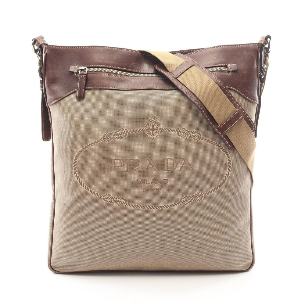 Prada Logo Jacquard Crossbody Shoulder #362878P36B